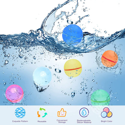 Gadget Hub™ Reusable Water Balloons (12 pcs)